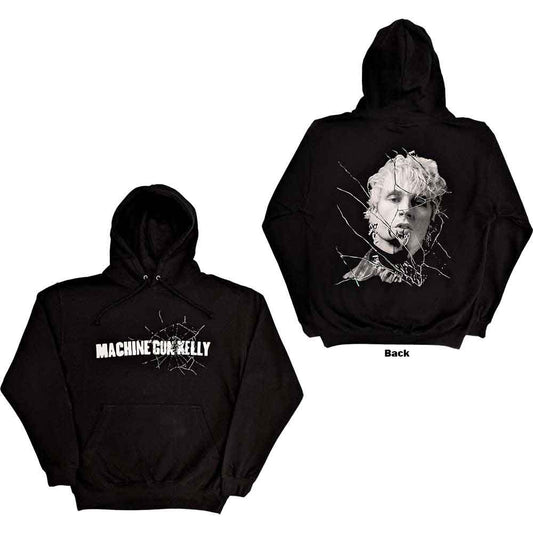 Machine Gun Kelly Cracked Glass Unisex Pullover Hoodie