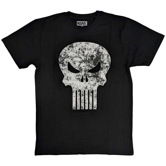 Marvel Punisher Distressed Logo Unisex T-Shirt