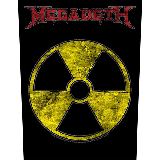 Megadeth Radioactive Back Patch