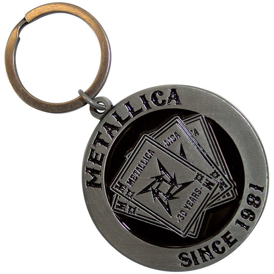 Metallica Keychain: 30th Anniversary Playing Card