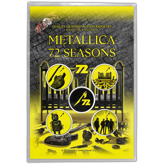 Metallica 72 Seasons Button Badge Pack