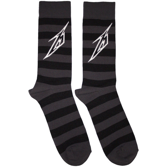 Metallica Lightning M Charcoal Grey Socks