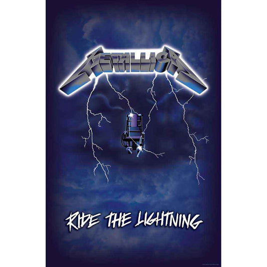 Metallica ride the Lightning Textile Poster