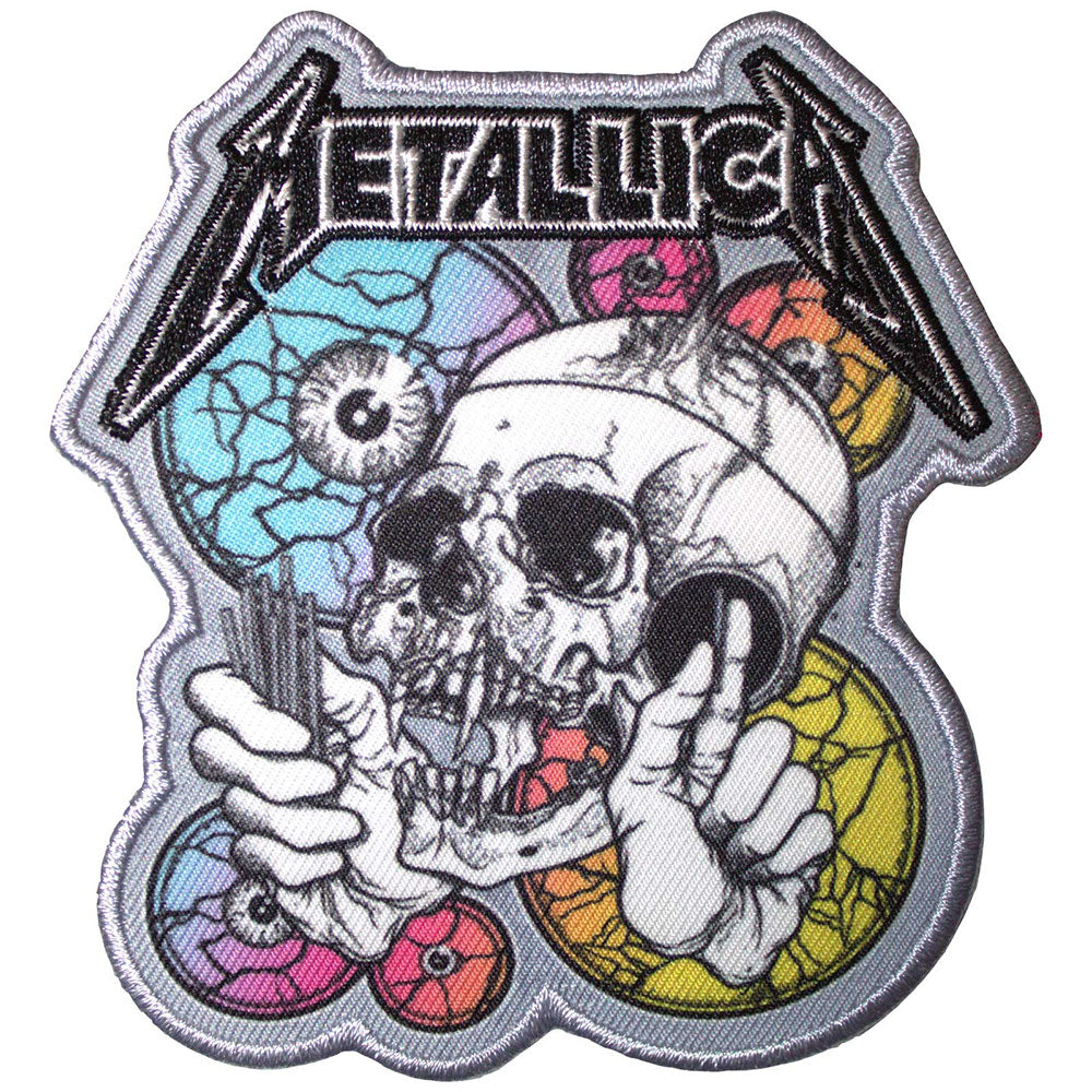 Metallica The Shortest Straw Multicoloured Eyes Patch