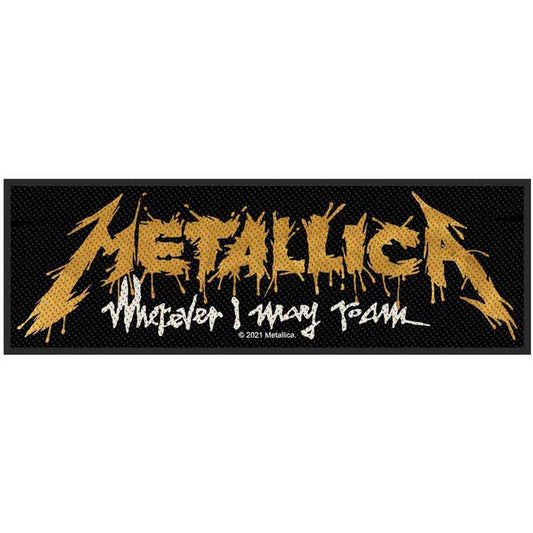 Metallica Wherever i may Roam Woven Patch