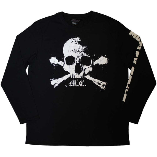 Motley Crue Orbit Skull Unisex Long Sleeve T-Shirt