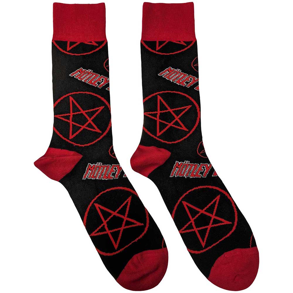 Motley Crue Logos a Pentagrams Unisex Ankle Socks