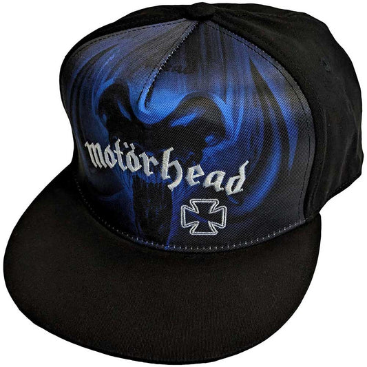 Motorhead Rock N Roll Blue Mono Snapback Cap