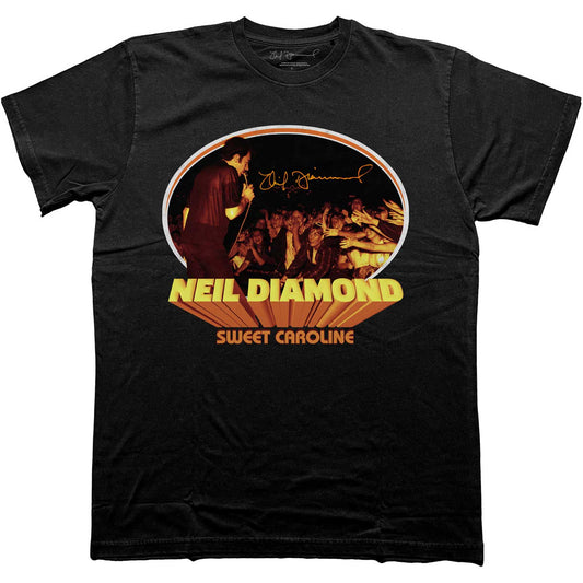 Neil Diamond Sweet Caroline Oval Unisex T-Shirt