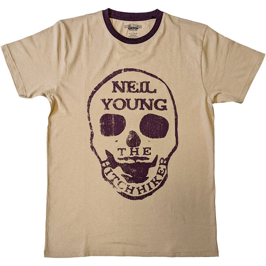 Neil Young Hitchhiker Unisex Ringer  T-Shirt