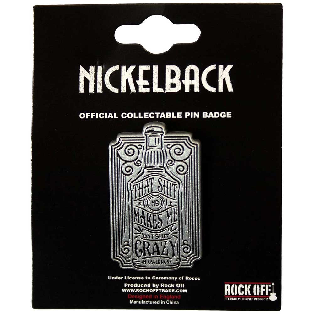 Nickelback Bat Shit Pin Badge