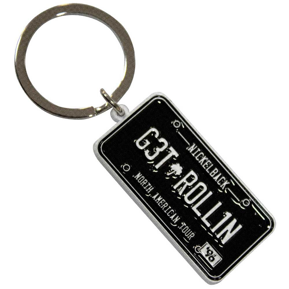 Nickelback License Plate Keychain