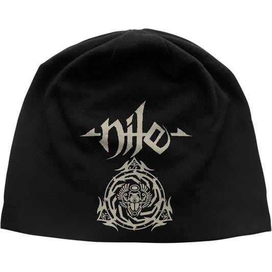 NILE UNISEX BEANIE HAT: SCARAB LOGO