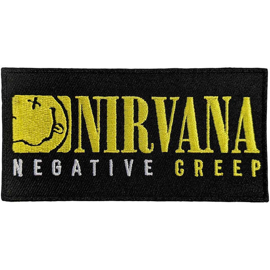 Nirvana Negative Creep Woven Patch