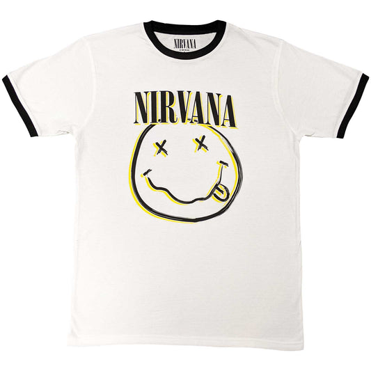 Nirvana Double Happy Face Unisex T-Shirt
