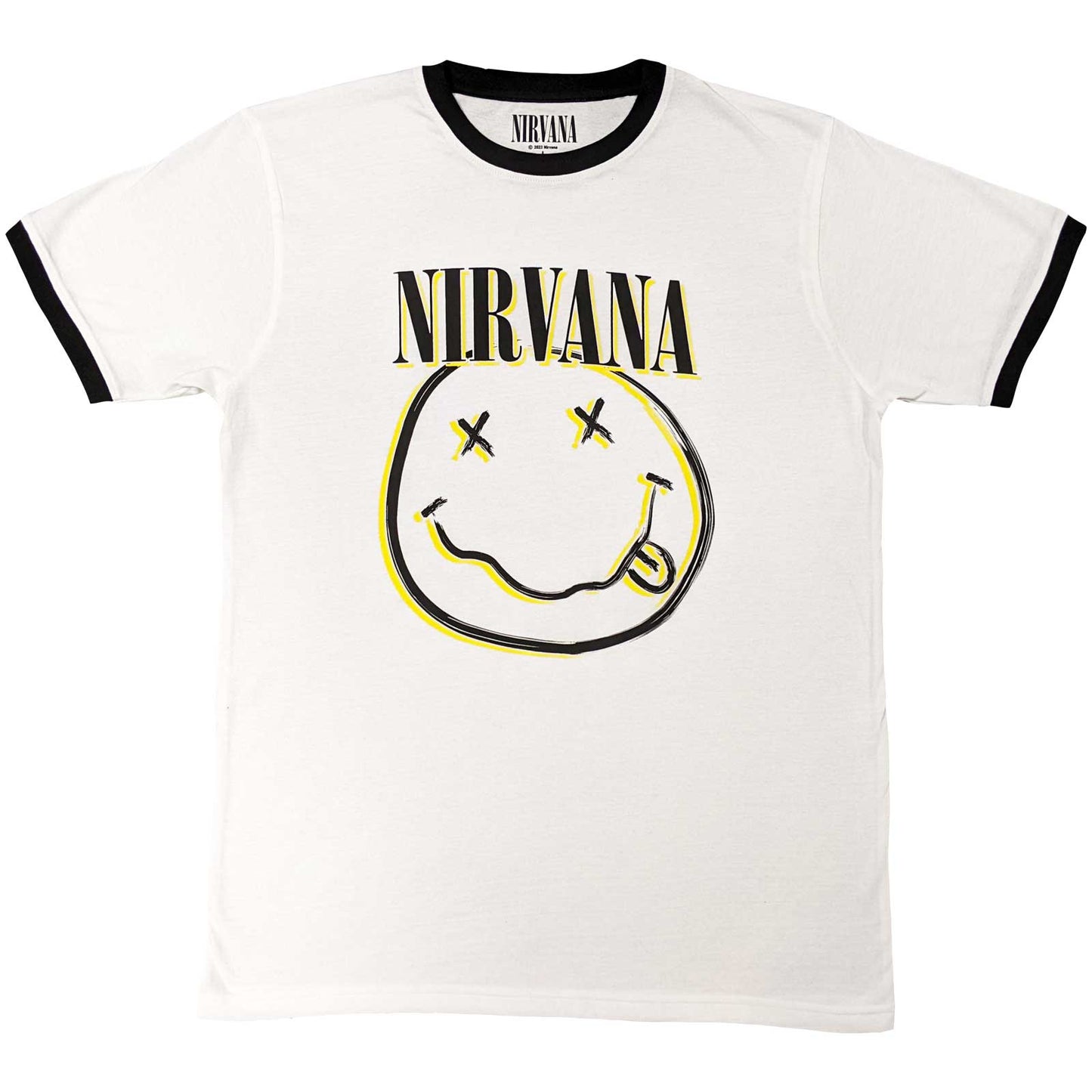 Nirvana Double Happy Face Unisex T-Shirt
