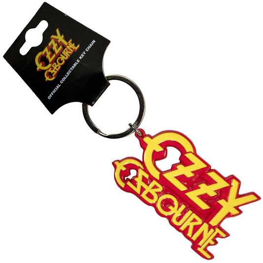 Ozzy Osbourne Stacked Logo Keychain
