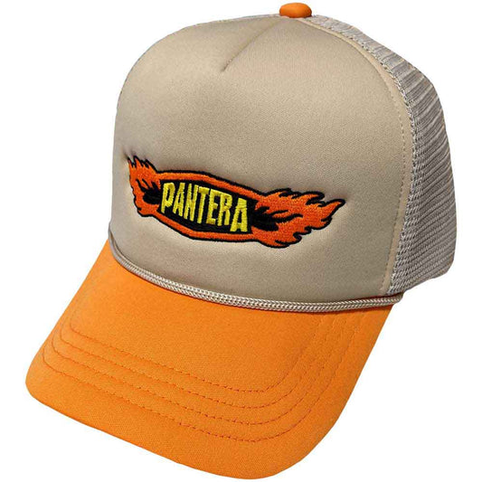 Pantera Flames Logo Mesh Back Cap