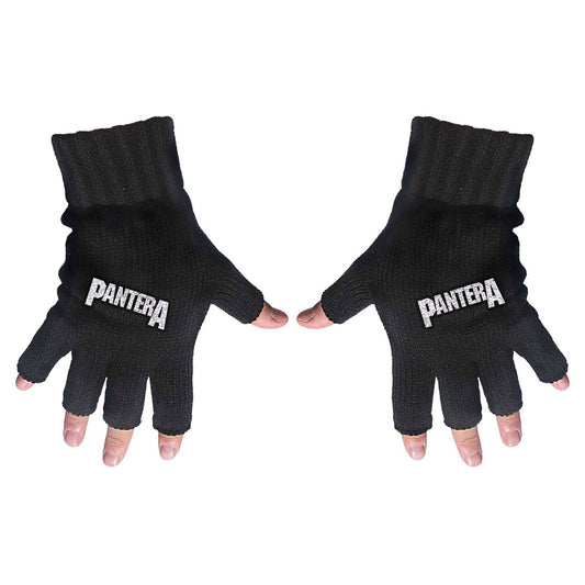 PANTERA UNISEX FINGERLESS GLOVES: LOGO