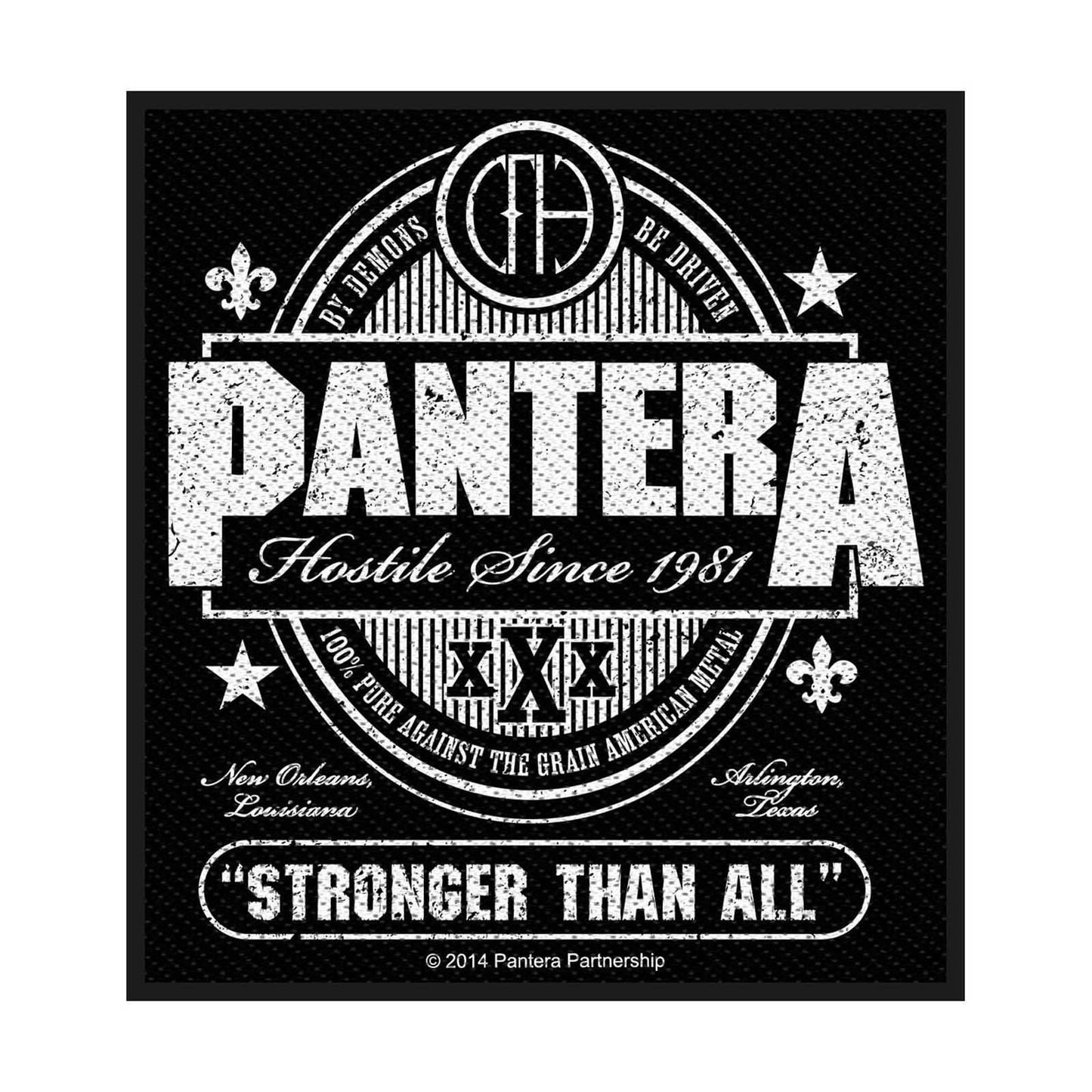 PANTERA STANDARD PATCH: STRONGER THAN ALL