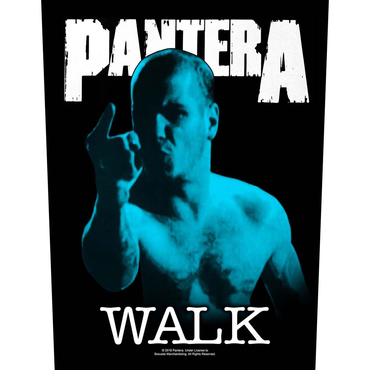 PANTERA BACK PATCH: WALK