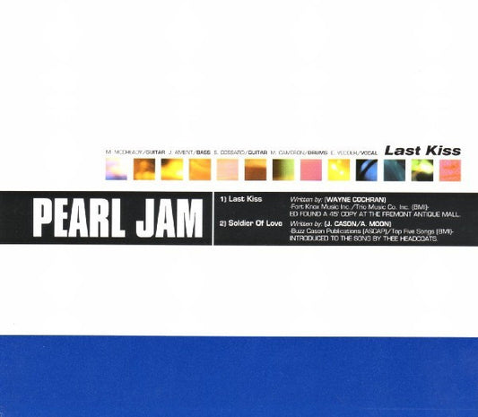 Pearl Jam - Last Kiss CD