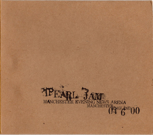 Pearl Jam- Manchester Official Bootleg