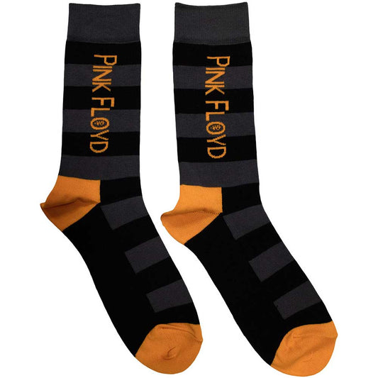 Pink Floyd Unisex Ankle Socks: Orange Logo