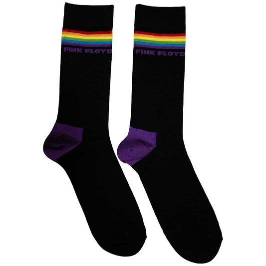 Pink Floyd Unisex Ankle Socks: Prism Stripes