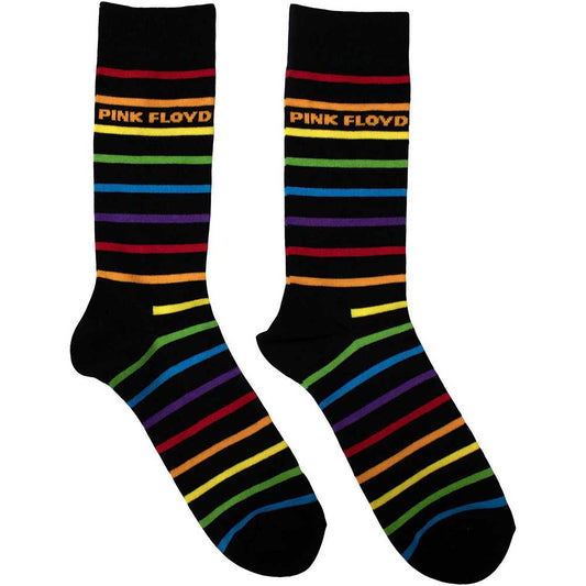 Pink Floyd Unisex Ankle Socks: Wide Stripes