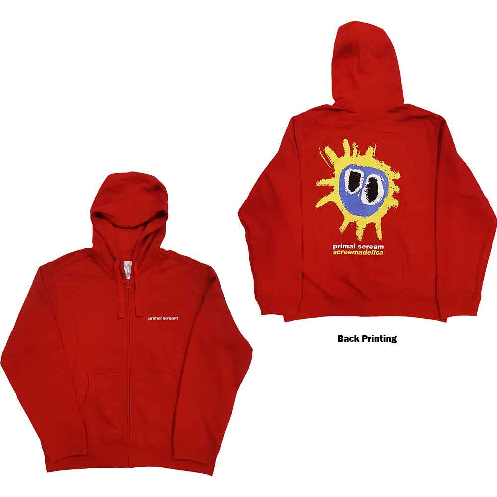 Primal Scream Screamadelica Unisex Zipped Hoodie