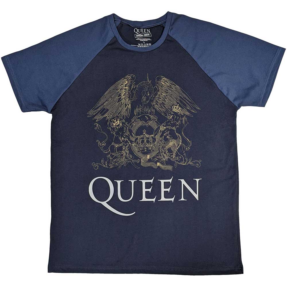 Queen Crest Unisex Raglan T-Shirt