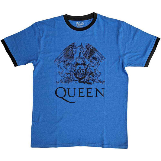 Queen Crest Logo Unisex Ringer T-Shirt
