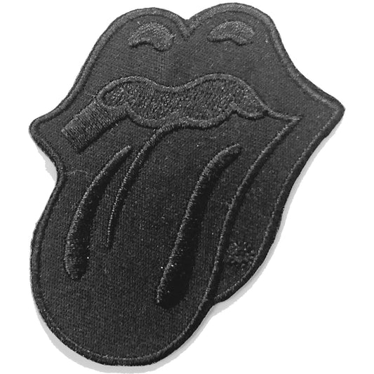 THE ROLLING STONES STANDARD PATCH: CLASSIC TONGUE BLACK