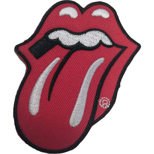 THE ROLLING STONES STANDARD PATCH: CLASSIC TONGUE RED