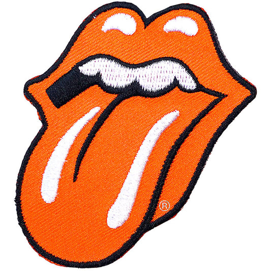 THE ROLLING STONES STANDARD PATCH: CLASSIC TONGUE ORANGE