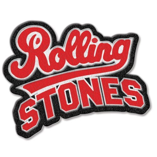 THE ROLLING STONES STANDARD PATCH: TEAM LOGO WITH IRON ON FINISH