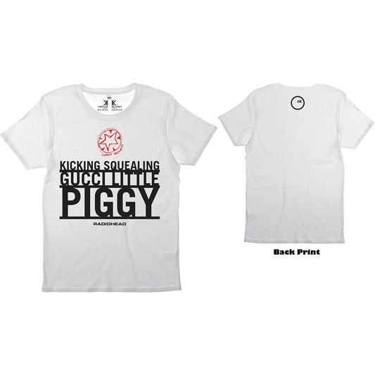 RADIOHEAD UNISEX T-SHIRT: GUCCI PIGGY