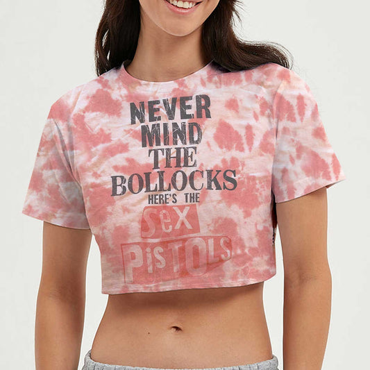 THE SEX PISTOLS LADIES CROP TOP: NEVER MIND THE BOLLOCKS