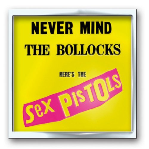 THE SEX PISTOLS PIN BADGE: NEVER MIND THE BOLLOCKS