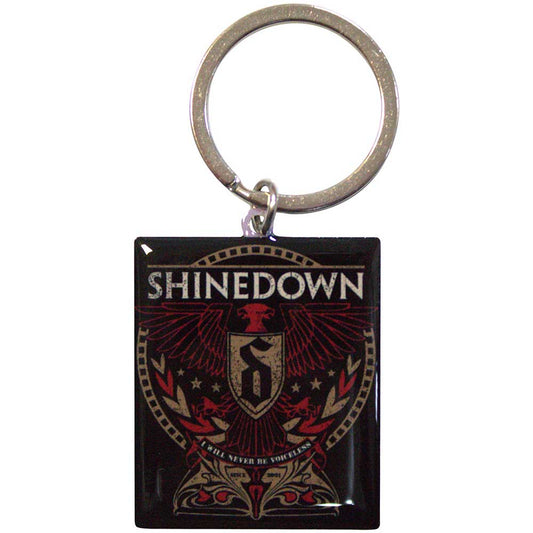 Shinedown I Will Never Be Voiceless Keychain