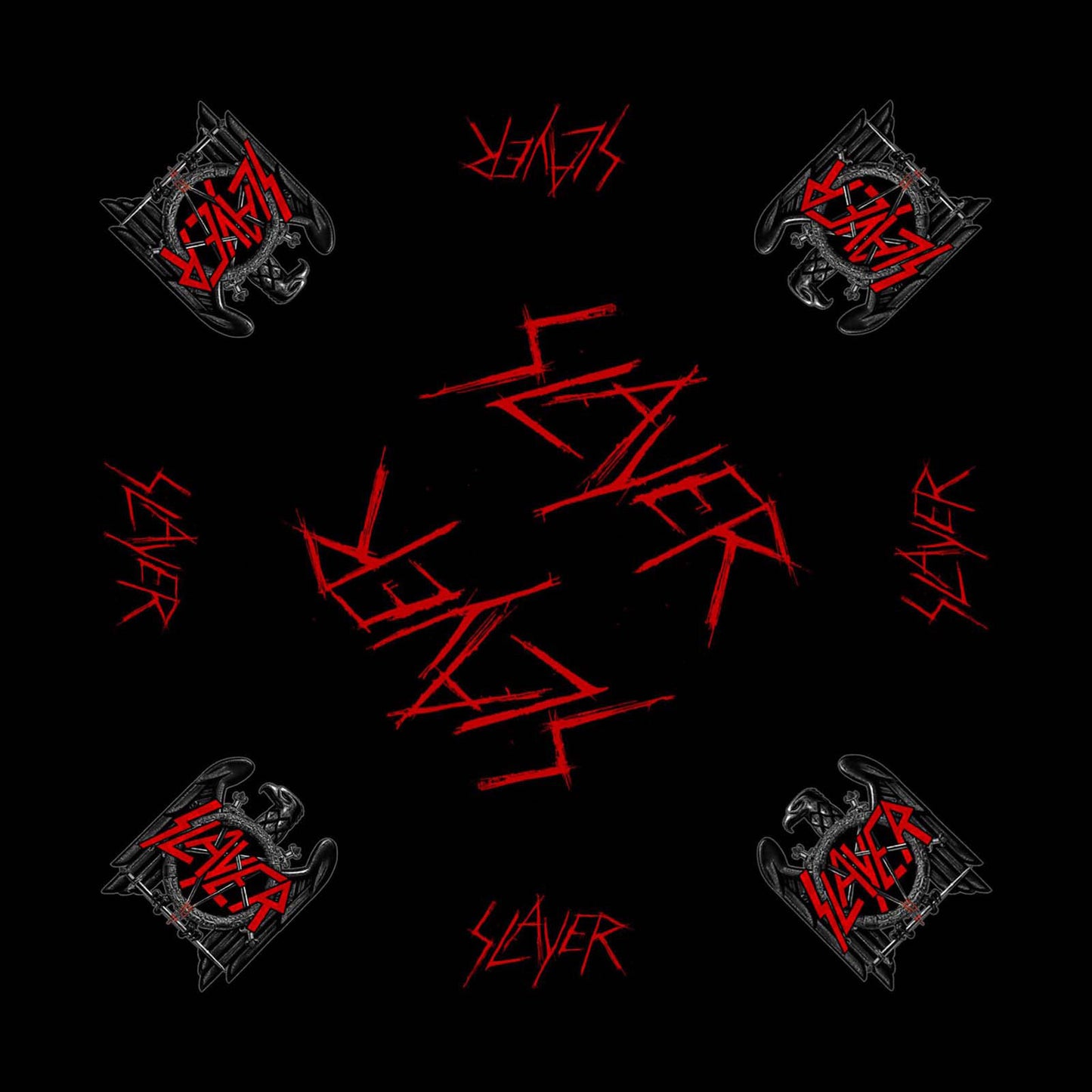 SLAYER UNISEX BANDANA: BLACK EAGLE