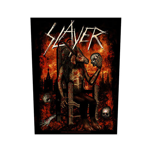 Slayer Devil On Throne Back Patch