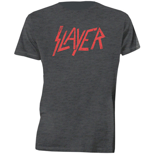 SLAYER UNISEX T-SHIRT: DISTRESSED LOGO