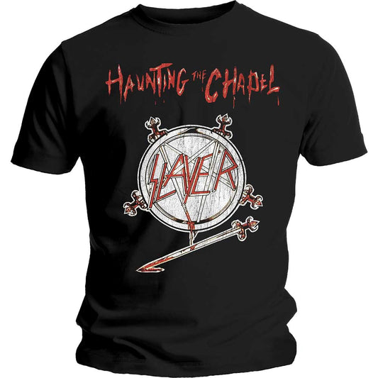 SLAYER UNISEX T-SHIRT: HAUNTING THE CHAPEL