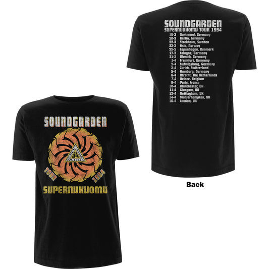 SOUNDGARDEN UNISEX T-SHIRT: SUPERUNKNOWN TOUR '94