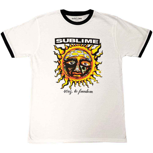 Sublime 40oz to Freedom Unisex Ringer T-Shirt