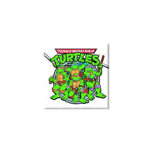 TEENAGE MUTANT NINJA TURTLES FRIDGE MAGNET: GROUP GRAPHIC