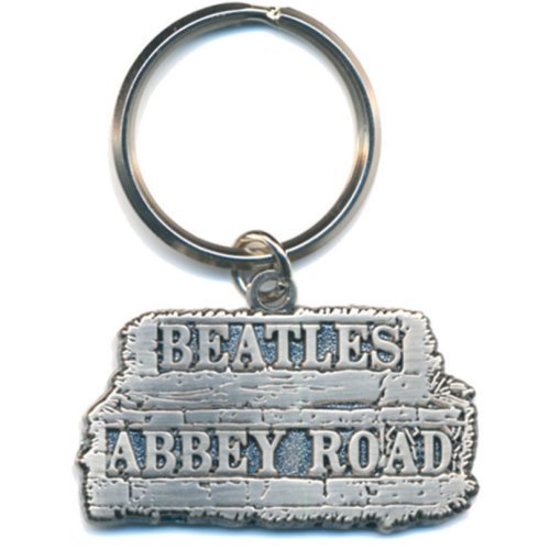 THE BEATLES KEYCHAIN: ABBEY ROAD SIGN IN RELIEF 