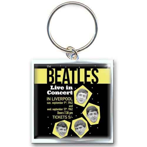 The Beatles 1962 Live In Concert Keychain